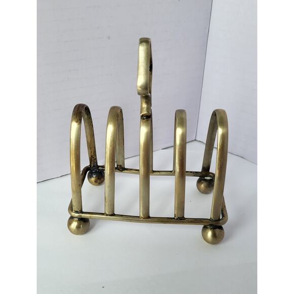 Hallmarked Antique Silver English Toast Mail Holder - Picture 1 of 8